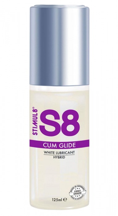 Гибридный лубрикант S8 Hybrid Cum Glide с консистенцией спермы - 125 мл. - Stimul8 - купить с доставкой во Владикавказе