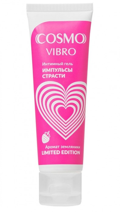 Возбуждающий гель на водно-силиконовой основе Cosmo Vibro с ароматом земляники - 50 гр. - Биоритм - купить с доставкой во Владикавказе