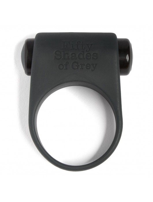 Серое эрекционное кольцо с вибрацией Feel It, Baby! - Fifty Shades of Grey - во Владикавказе купить с доставкой