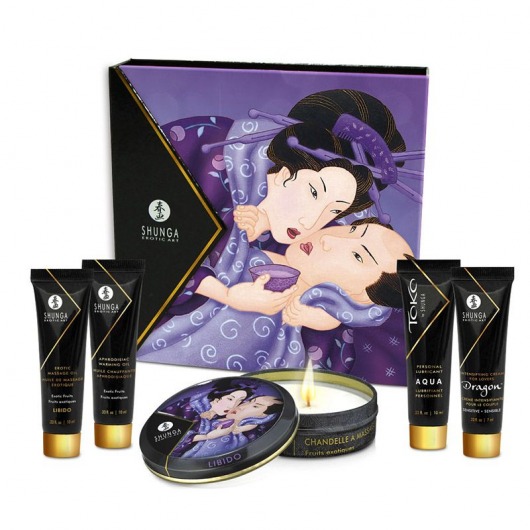 Подарочный набор Geishas secret из 5 предметов - Shunga - купить с доставкой во Владикавказе