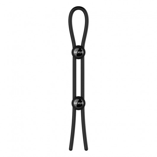 Черное эрекционное лассо Nexus Forge Double - Nexus Range - во Владикавказе купить с доставкой