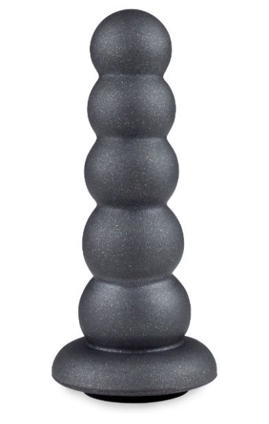 Серая насадка-ёлочка PLATINUM 4,5’’ - 12,5 см. - LOVETOY (А-Полимер) - купить с доставкой во Владикавказе