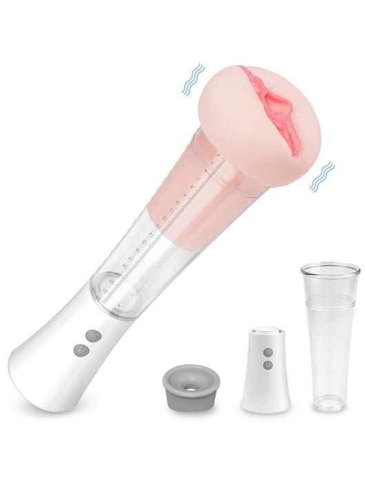 Автоматическая вакуумная помпа с реалистичной мягкой вставкой Max Kit - S-HANDE - во Владикавказе купить с доставкой