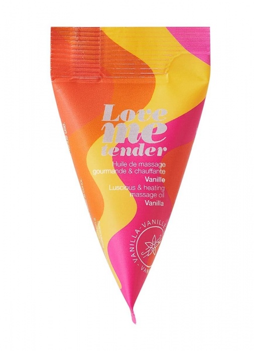 Съедобное согревающее массажное масло Love Me Tender Vanilla с ароматом ванили - 10 мл. - Love to Love - купить с доставкой во Владикавказе