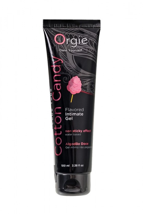 Интимный гель на водной осное Lube Tube Cotton Candy со вкусом сахарной ваты - 100 мл. - ORGIE - купить с доставкой во Владикавказе