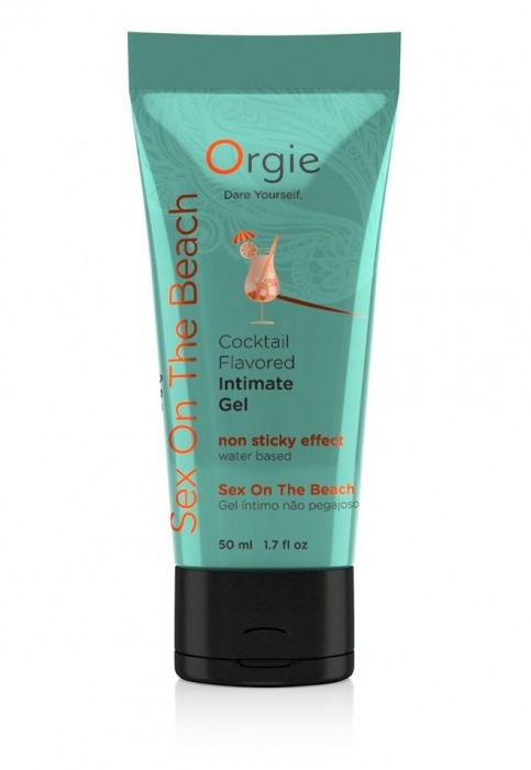 Съедобный интимный гель Orgie Lube Tube Cocktail Sex On The Beach - 50 мл. - ORGIE - купить с доставкой во Владикавказе