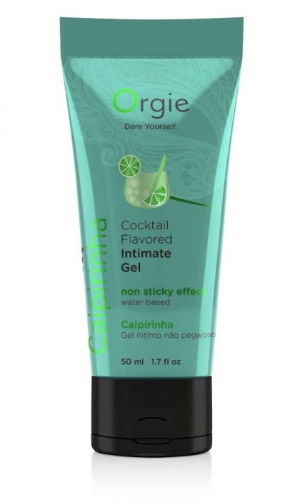 Съедобный интимный гель Orgie Lube Tube Cocktail Caipirinha - 50 мл. - ORGIE - купить с доставкой во Владикавказе