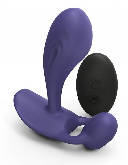 Темно-синий вибромассажер Witty P G Vibrator with Remote Control - Love to Love - во Владикавказе купить с доставкой