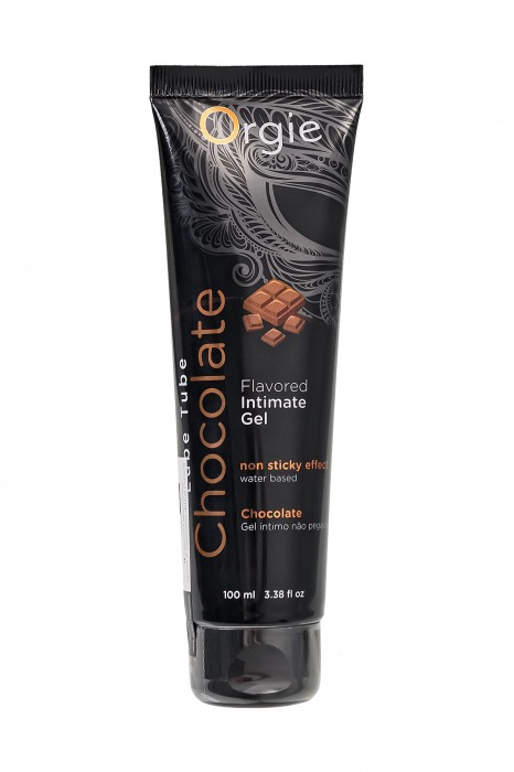 Интимный гель на водной основе Lube Tube Chocolate с шоколадным вкусом - 100 мл. - ORGIE - купить с доставкой во Владикавказе