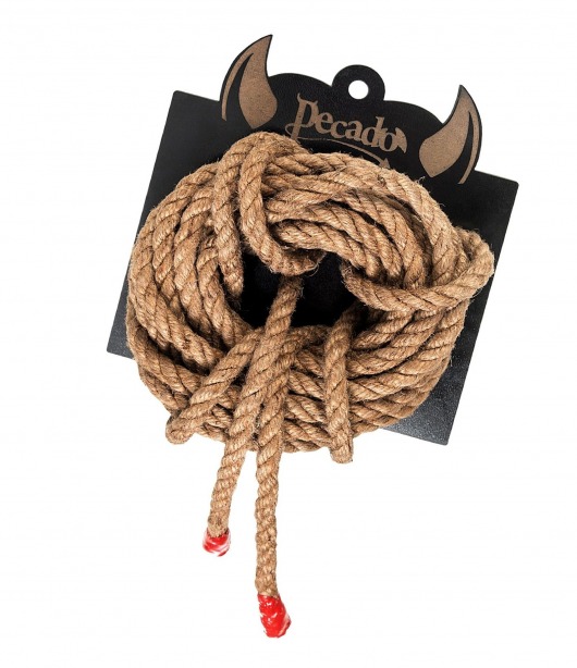 Джутовая веревка для шибари - 5 м. - Pecado - купить с доставкой во Владикавказе