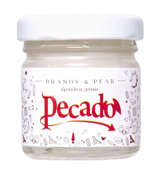 Массажная свеча Brandy   Pear - 35 мл. - Pecado - купить с доставкой во Владикавказе