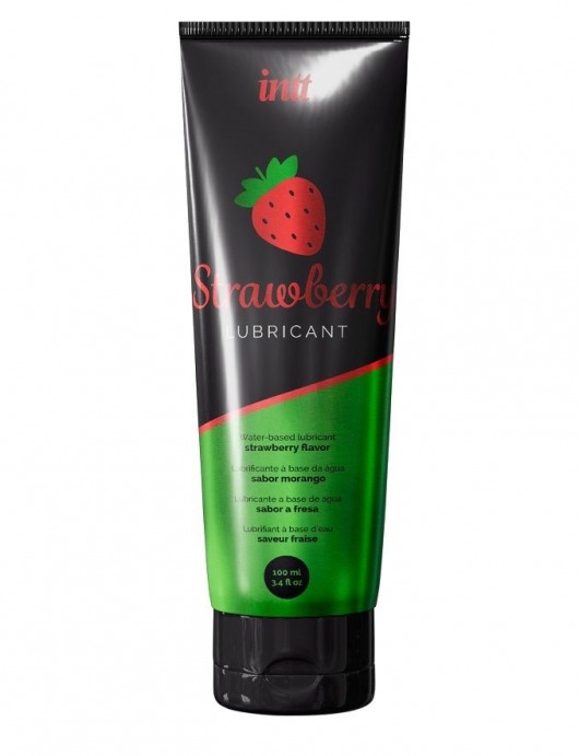 Смазка на водной основе с ароматом клубники Strawberry Lubricant - 100 мл. - INTT - купить с доставкой во Владикавказе