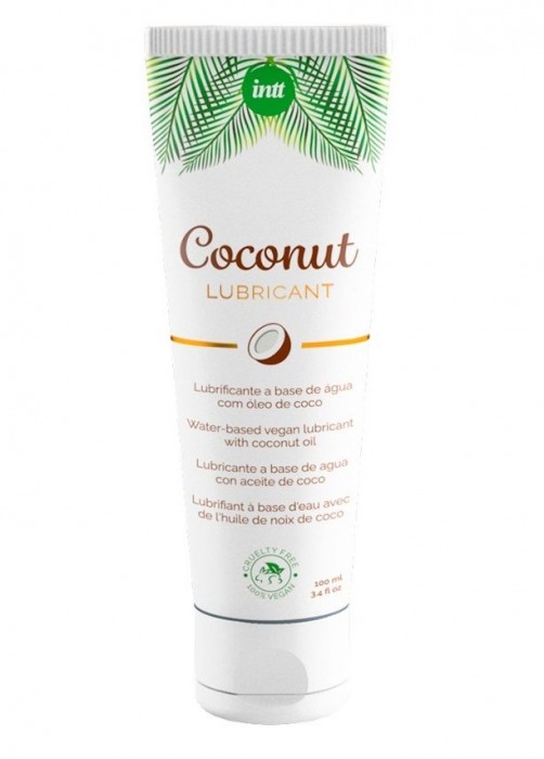 Веганская смазка на водной основе Coconut Lubricant - 100 мл. - INTT - купить с доставкой во Владикавказе
