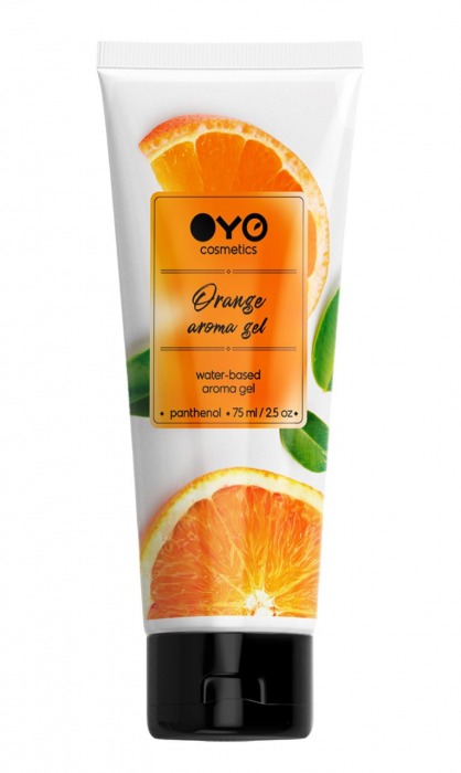 Лубрикант на водной основе OYO Aroma Gel Orange с ароматом апельсина - 75 мл. - OYO - купить с доставкой во Владикавказе