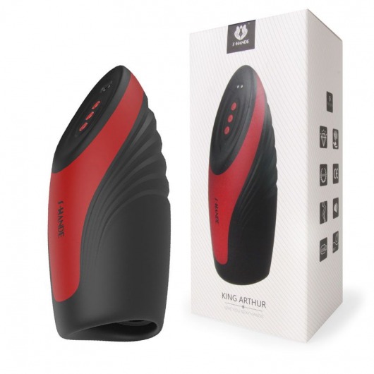 Черно-красный вибромастурбатор King Arthur - S-HANDE - во Владикавказе купить с доставкой