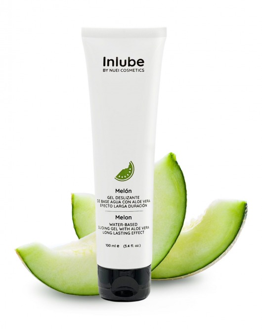 Лубрикант на водной основе Nuei Inlube с алоэ вера и ароматом дыни - 100 мл. - Nuei cosmetics - купить с доставкой во Владикавказе