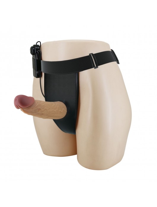 Полый вибрострапон на регулируемых трусиках Draven - 17,5 см. - Baile - купить с доставкой во Владикавказе