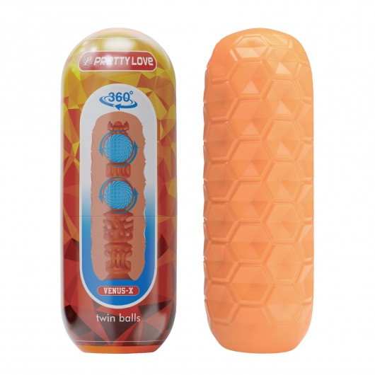 Оранжевый мастурбатор Venus-X - Baile - во Владикавказе купить с доставкой
