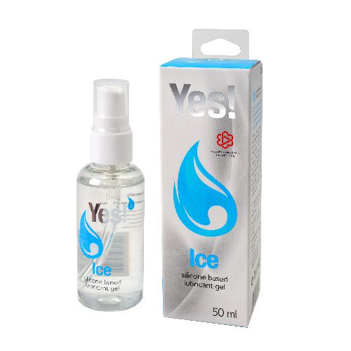Силиконовая вагинальная смазка с пролонгирующим эффектом Yes Ice - 50 мл. - Sitabella - купить с доставкой во Владикавказе