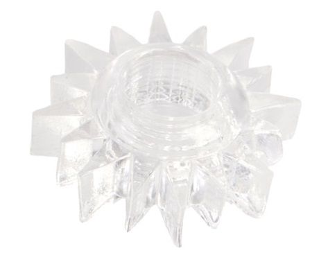 Прозрачное гелевое эрекционное кольцо-солнце - Toyfa Basic - во Владикавказе купить с доставкой