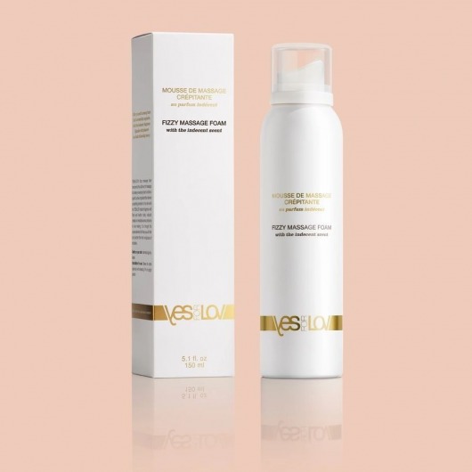 Массажная пена Fizzy Massage Foam - 150 мл. - YESforLOV - купить с доставкой во Владикавказе