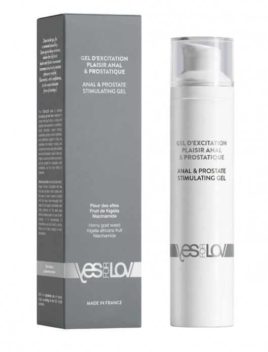 Стимулирующий анальный гель Anal   Prostate Stimulating Gel - 50 мл. - YESforLOV - купить с доставкой во Владикавказе