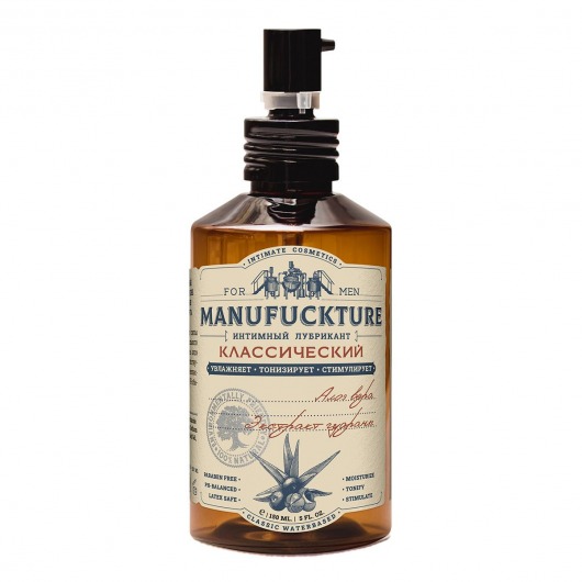 Классический увлажняющий лубрикант с гуараной - 150 мл. - MANUFUCKTURE - купить с доставкой во Владикавказе