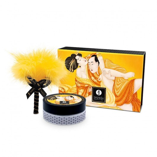 Массажная пудра с ароматом манго Luscious Mango - Shunga - купить с доставкой во Владикавказе