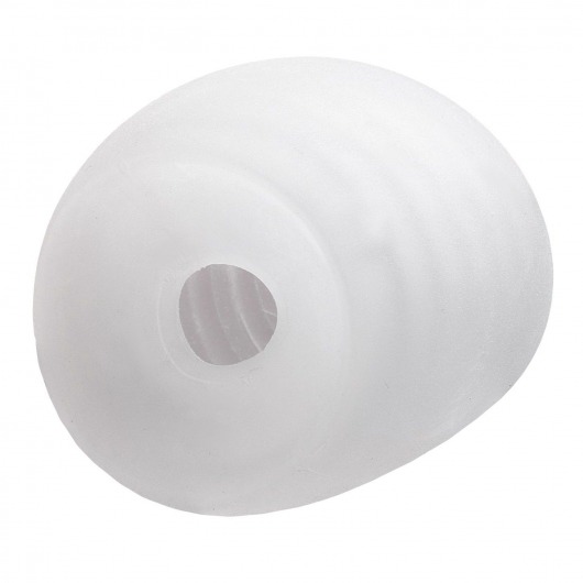 Белый мастурбатор-шар Lucky Ball Type 1 - MALESATION - во Владикавказе купить с доставкой