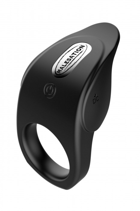 Черное эрекционное виброкольцо Vibro Lust Ring - MALESATION - во Владикавказе купить с доставкой
