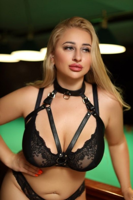 Черная кожаная сбруя с ошейником plus size из нежной кожи - БДСМ Арсенал - купить с доставкой во Владикавказе