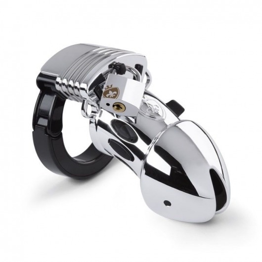 Мужской пояс верности Pubic Enemy No1 Silver Edition - MyStim - купить с доставкой во Владикавказе