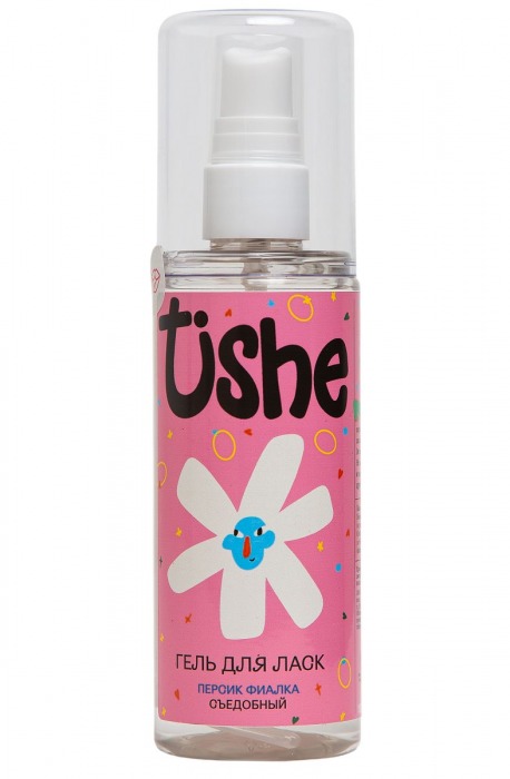 Съедобный лубрикант на водной основе Tishe с ароматом персика и фиалки - 125 мл. - Tishe - купить с доставкой во Владикавказе