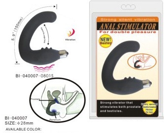 Чёрный вибростимулятор простаты - Baile - во Владикавказе купить с доставкой