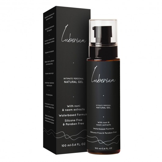Интимный гель на водной основе с экстрактами нони и нима Luberium Natural Gel - 100 мл. - Luberium - купить с доставкой во Владикавказе