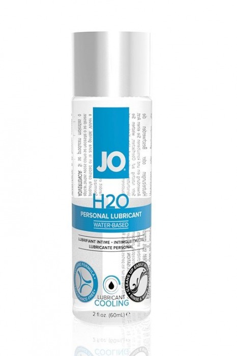 Охлаждающий лубрикант на водной основе JO Personal Lubricant H2O COOLING - 60 мл. - System JO - купить с доставкой во Владикавказе