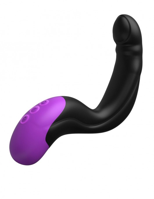 Черно-фиолетовый вибромассажёр простаты Hyper-Pulse P-Spot Massager - Pipedream - во Владикавказе купить с доставкой