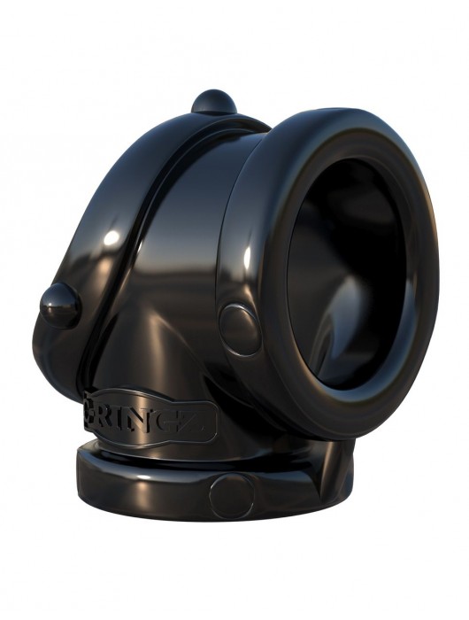 Черное эрекционное кольцо Rock Hard Cock Pipe - Pipedream - во Владикавказе купить с доставкой