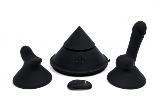 Конусный вибромассажер Cowgirl Cone с 2 насадками - CowGirl - купить с доставкой во Владикавказе