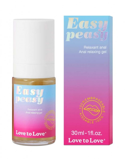 Анальный расслабляющий гель Easy Peasy - 30 мл. - Love to Love - купить с доставкой во Владикавказе