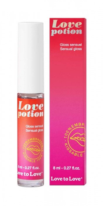 Возбуждающий блеск для губ Love Potion - 8 мл. - Love to Love - купить с доставкой во Владикавказе