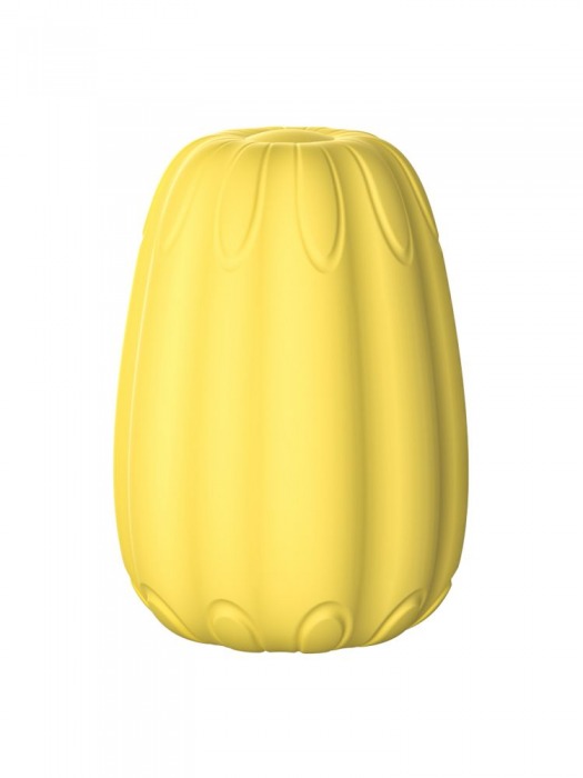 Желтый мастурбатор-яйцо Bisedze - LoveStore - во Владикавказе купить с доставкой