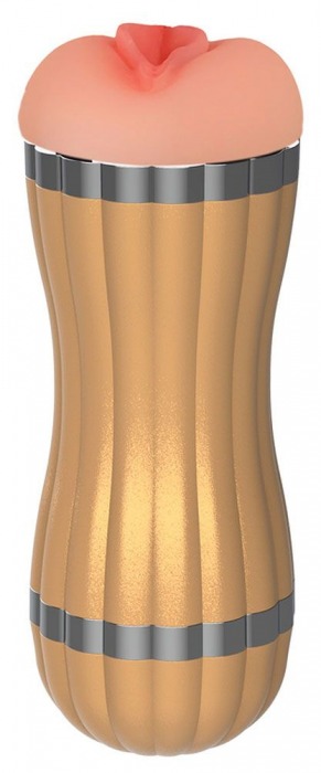 Мастурбатор-вагина с вибрацией в колбе Bevis - Boys of Toys - во Владикавказе купить с доставкой