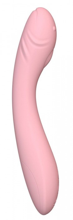 Розовый вибратор для точки G - 20,5 см. - Boys of Toys