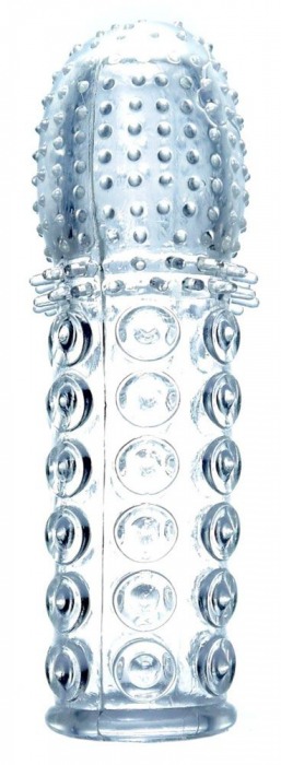 Прозрачная закрытая насадка на пенис - 13,5 см. - Boys of Toys - во Владикавказе купить с доставкой