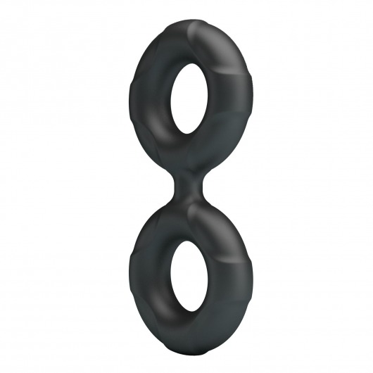 Черное двойное эрекционное кольцо Radwan - Baile - во Владикавказе купить с доставкой