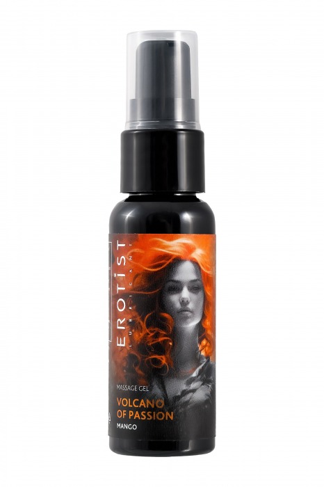 Гель с эффектом вибрации Volcano Of Passion со вкусом манго - 25 мл. - Erotist Lubricants - купить с доставкой во Владикавказе