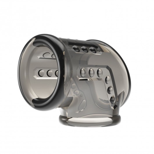 Дымчатая насадка на пенис и мошонку - Baile - во Владикавказе купить с доставкой