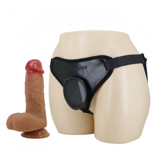 Страпон с универсальным поясом Fogg - 17,5 см. - Baile - купить с доставкой во Владикавказе