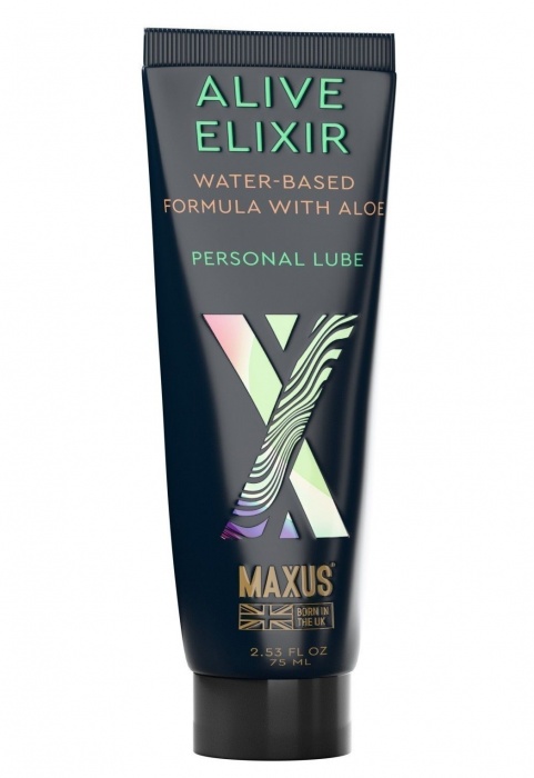Интимный гель на водной основе MAXUS Alive Elixir - 75 мл. - Maxus - купить с доставкой во Владикавказе